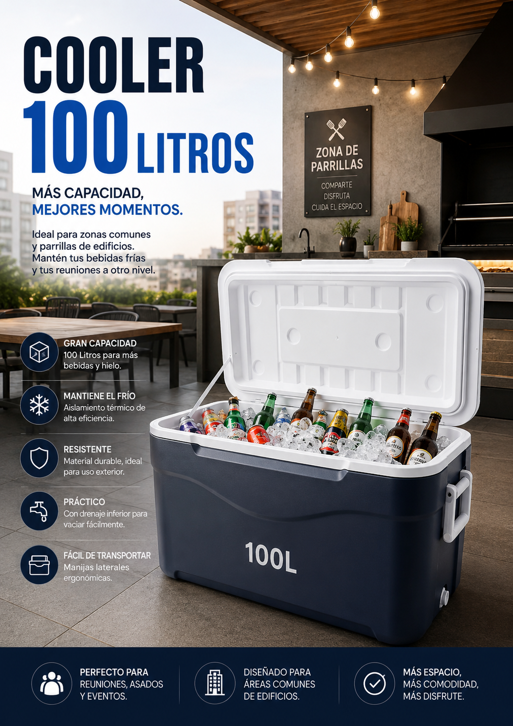 Imagen referencial: Cooler / Hielera