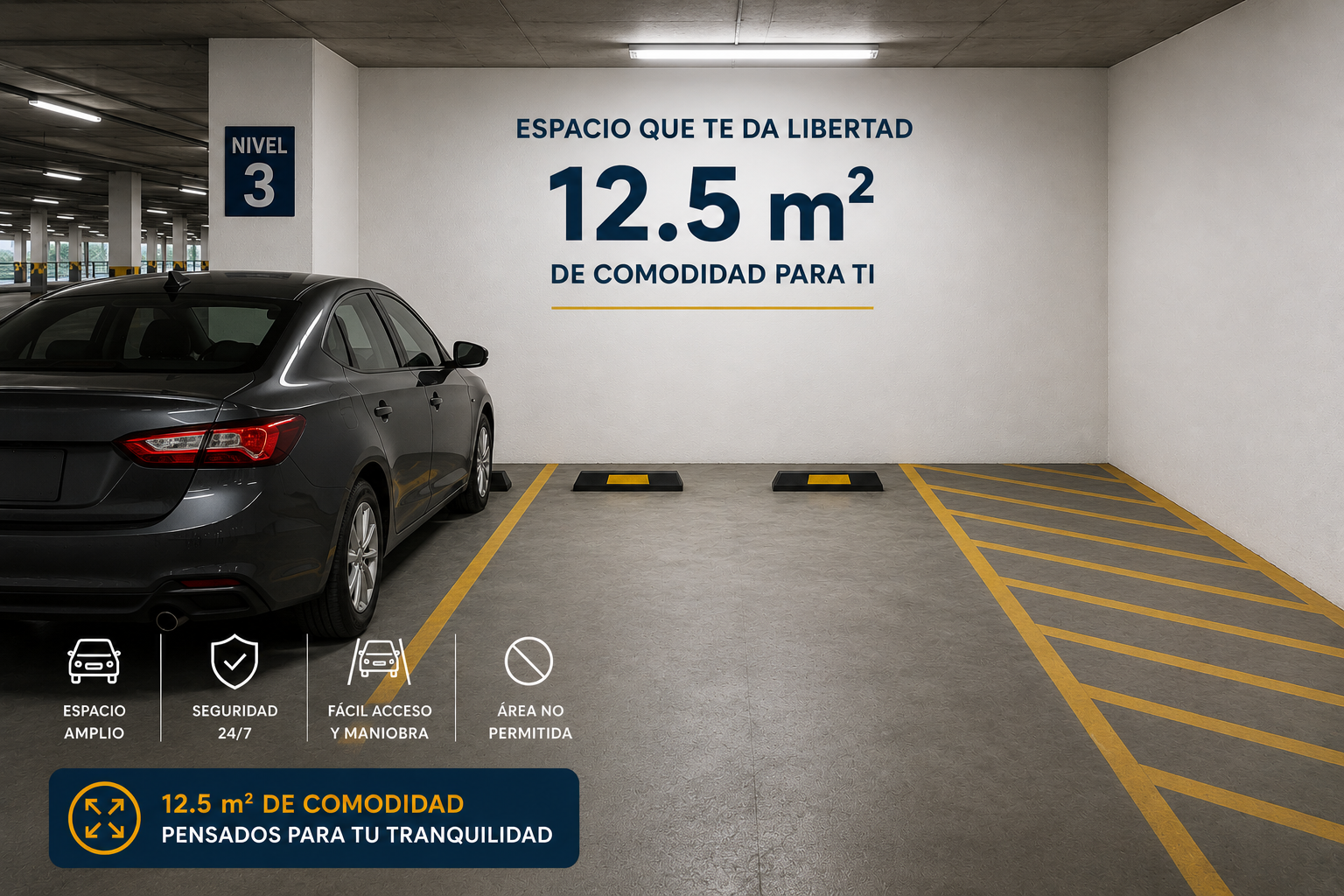Imagen referencial: Estacionamiento
